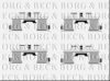 BORG & BECK BBK1372 Accessory Kit, disc brake pads